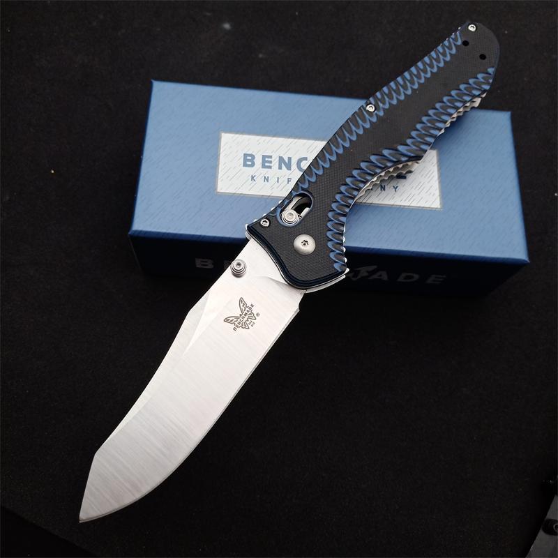 Benchmade 810BK Axis Folding Knife 3.77" GB-D2 Black Blade, G10 Handles