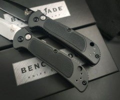 Benchmade 9750 Mini Coalition OTF AUTO Knife 2.59" S30V Satin Clip Point Blade, G10+Aluminum Alloy Handles