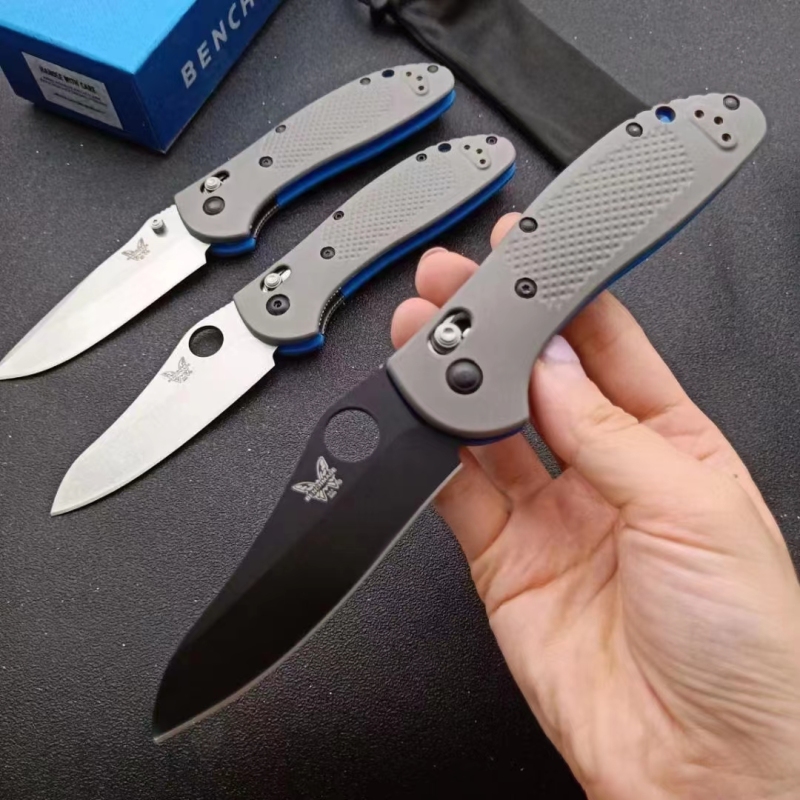 Benchmade 550 Axis Folding Knife 3.42" CPM-20CV Satin Plain Blade, G10 Handles