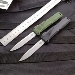 Benchmade 4600DL Phaeton AUTO OTF Knife 3.34" Black S30V Drop Point Blade, Aluminum Alloy Handles