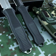 Benchmade 133BK Fixed Blade Knife 4.52" D2 Blade,  Grivory Handles Leather Sheath - 133