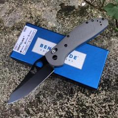 Benchmade 550 Axis Folding Knife 3.42" CPM-20CV Satin Plain Blade, G10 Handles