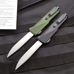 Benchmade 4600DL Phaeton AUTO OTF Knife 3.34" Black S30V Drop Point Blade, Aluminum Alloy Handles