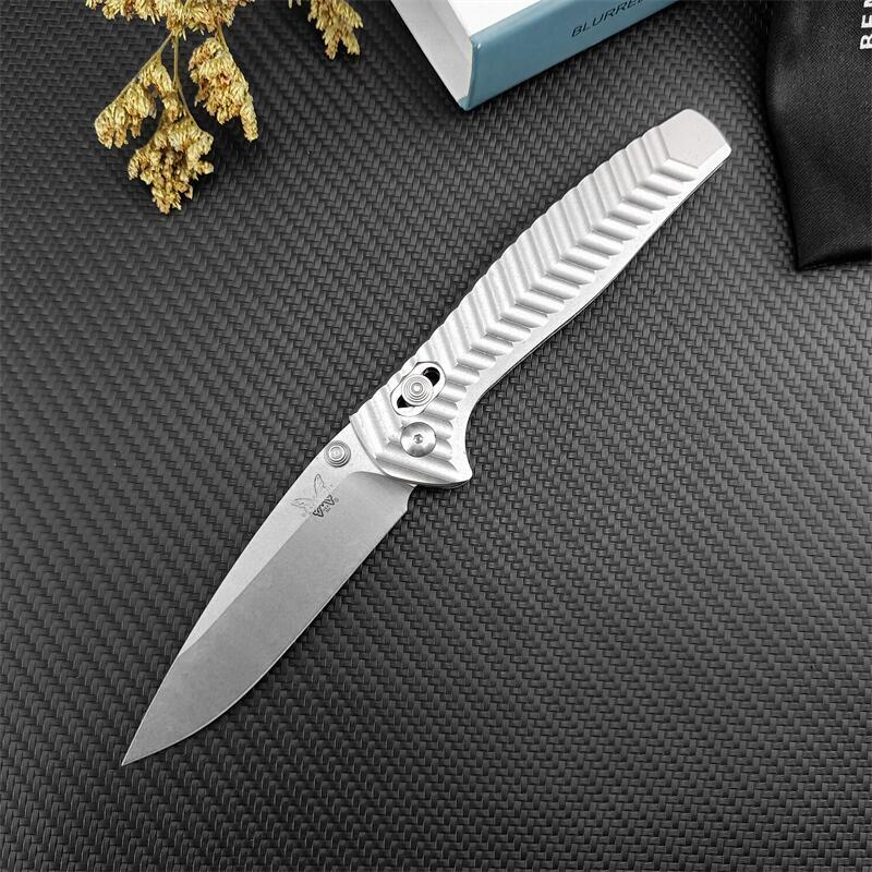 Benchmade 781 Axis Folding Knife 3.54" 20CV Drop Point Blade, Aluminum Alloy Handles