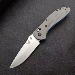 Benchmade 550 Axis Folding Knife 3.42" CPM-20CV Satin Plain Blade, G10 Handles