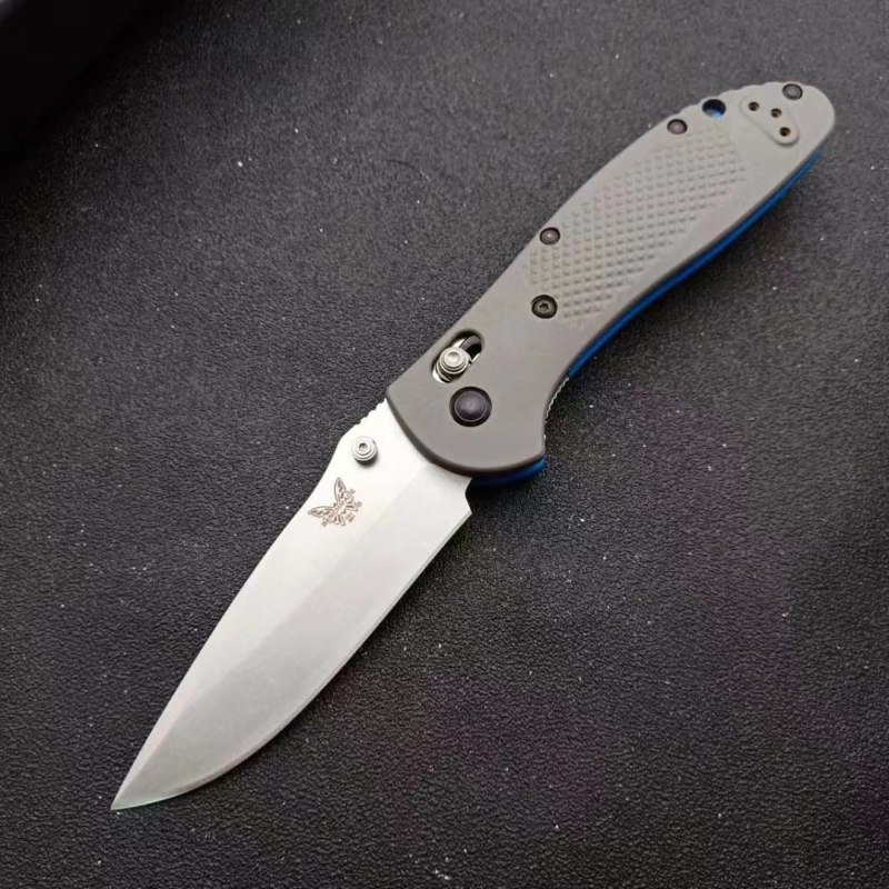 Benchmade 550 Axis Folding Knife 3.42" CPM-20CV Satin Plain Blade, G10 Handles