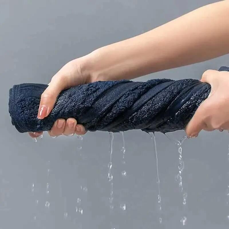 Bath Towel 2 pieces of pure cotton bathroom towels spa bathroom towel set large beach towels household items sauna gym sports towels