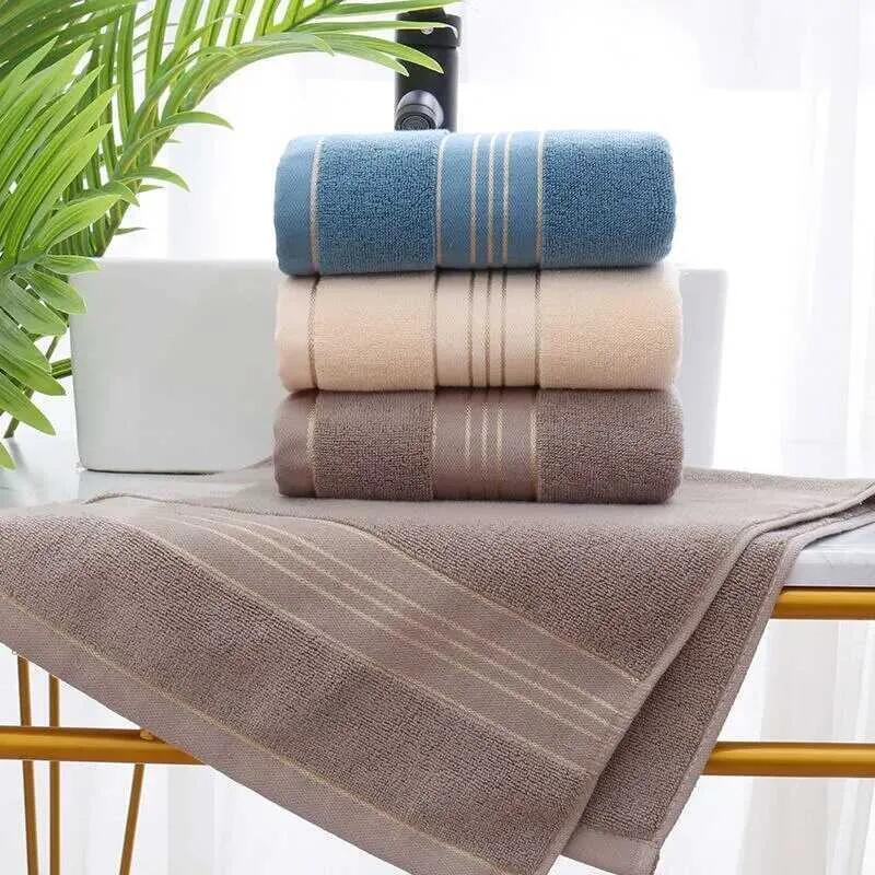 Bath Towel 2 pieces of pure cotton bathroom towels spa bathroom towel set large beach towels household items sauna gym sports towels