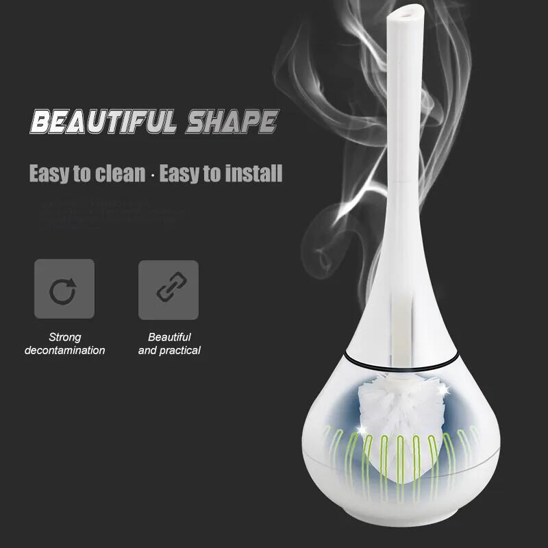 Toilet Brush Floor-standing Base Cleaner Brush Tool For Toilet WC Bathroom Accessories Set household items