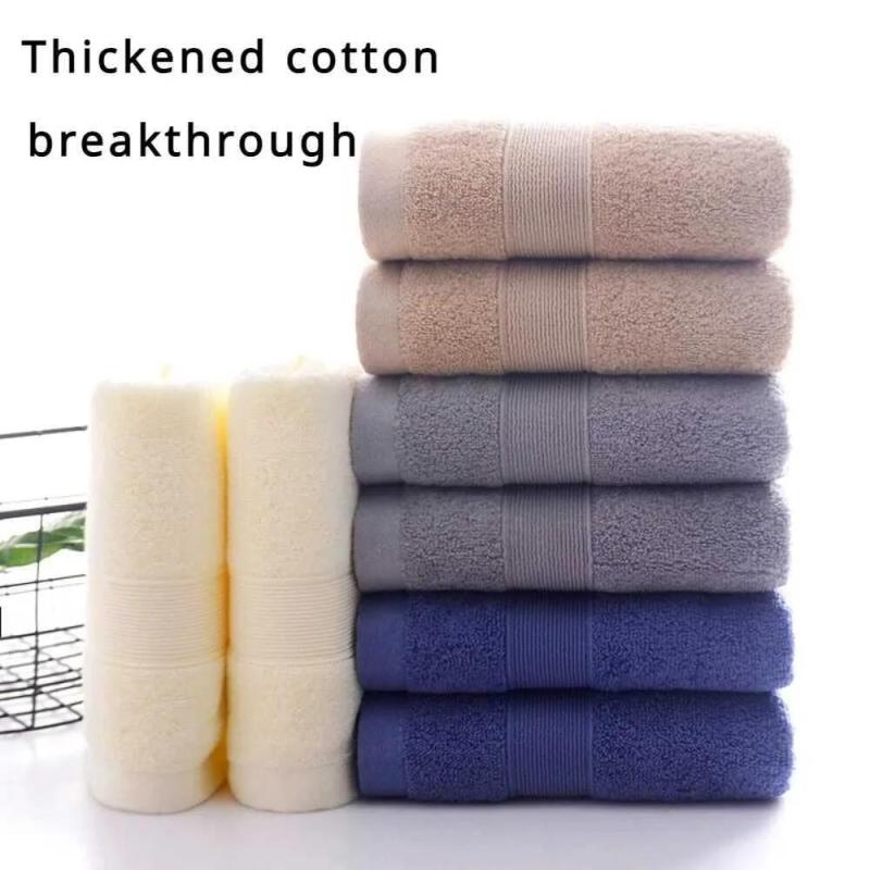 Bath Towel 2 pieces of pure cotton bathroom towels spa bathroom towel set large beach towels household items sauna gym sports towels