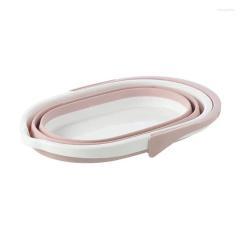 Buckets Folding Mop Bucket Creative Household Items Simple Size Plastic Kitchen Bathroom Rubbish Barrel