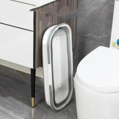 Large Size Multifunctional Folding Mop Bucket Portable Collapsible Bucket With Wheel Car Wash Fishing Camping Household Items