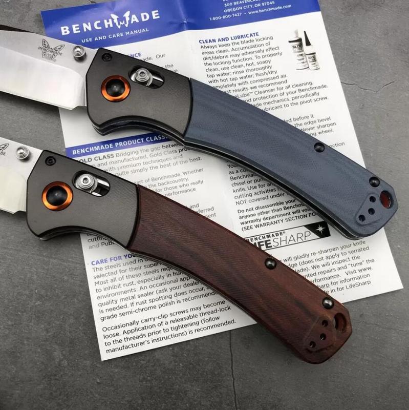 Benchmade 535/15080 Hunt Crooked River Folding 3.81" S30V Clip Point Blade, Dymondwood Handles 15080-2