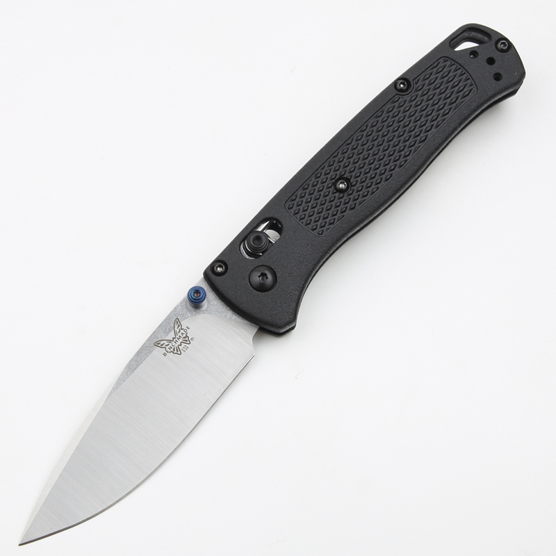 Benchmade 535 Bugout AXIS Folding Knife 3.24" S30V Satin Plain Blade, Grivory Handles