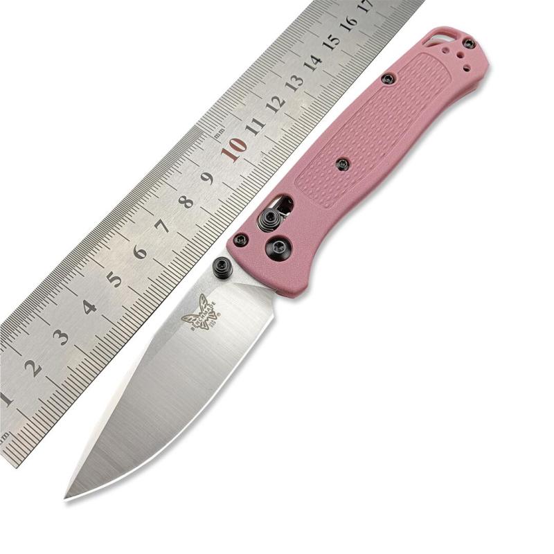 Benchmade Mini 533 Bugout AXIS Folding Knife 2.75" S30V Plain Blade, Grivory Handles - 533BK-2