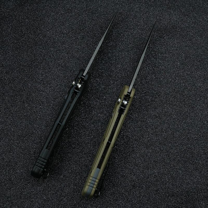 Benchmade 9070BK Claymore AUTO Folding Knife 3.81" CPM-D2 Drop Point Plain Blade, Grivory Handles 9070BK-1