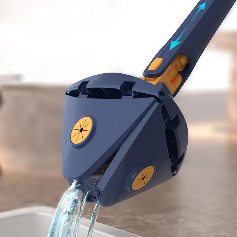 Mops X-Type Mop Cleaning Tools Home Useful Things Easy To Drain Triangle Window Brush Magic Floor Washing Wiper Household Items Cloth