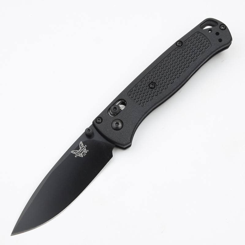 Benchmade 535 Bugout AXIS Folding Knife 3.24" S30V Satin Plain Blade, Grivory Handles