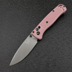 Benchmade Mini 533 Bugout AXIS Folding Knife 2.75" S30V Plain Blade, Grivory Handles - 533BK-2