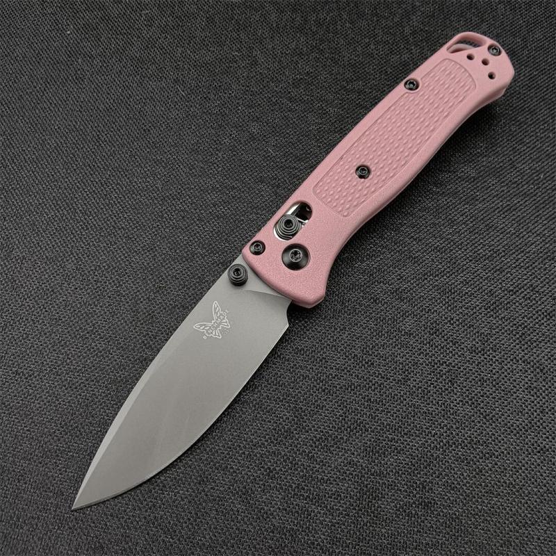 Benchmade Mini 533 Bugout AXIS Folding Knife 2.75" S30V Plain Blade, Grivory Handles - 533BK-2