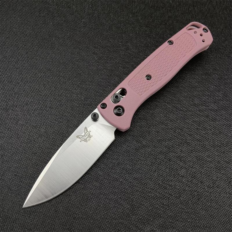 Benchmade Mini 533 Bugout AXIS Folding Knife 2.75" S30V Plain Blade, Grivory Handles - 533BK-2
