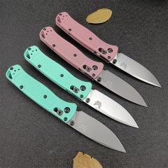 Benchmade Mini 533 Bugout AXIS Folding Knife 2.75" S30V Plain Blade, Grivory Handles - 533BK-2