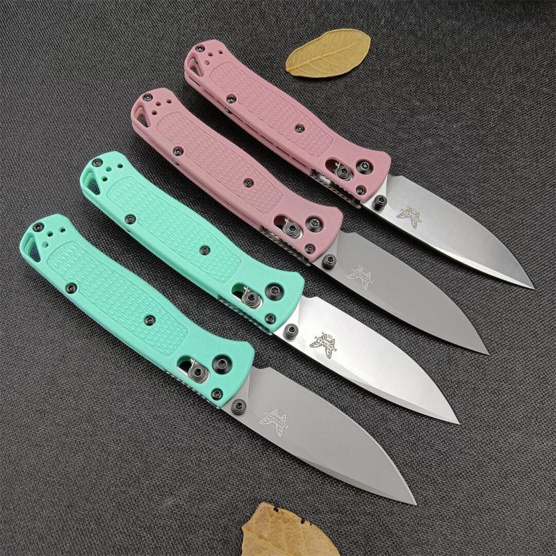 Benchmade Mini 533 Bugout AXIS Folding Knife 2.75" S30V Plain Blade, Grivory Handles - 533BK-2