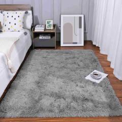 Carpet Gray Carpet for Living Room Plush Rug Bed Room Floor Fluffy Mats Anti-slip Home Decor Rugs Soft Velvet Carpets Kids Room Blanket