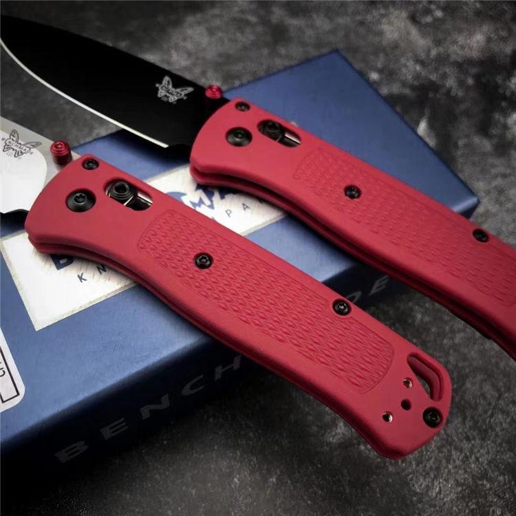 Benchmade 535 Bugout AXIS Folding Knife 3.24" S30V Satin Plain Blade, Grivory Handles