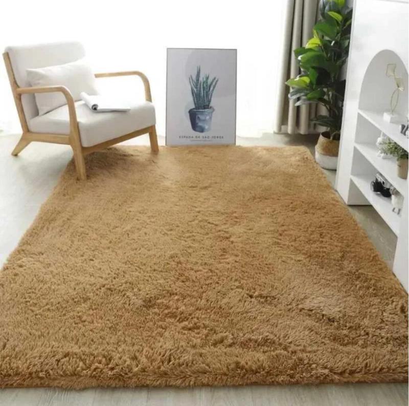 Carpet Gray Carpet for Living Room Plush Rug Bed Room Floor Fluffy Mats Anti-slip Home Decor Rugs Soft Velvet Carpets Kids Room Blanket