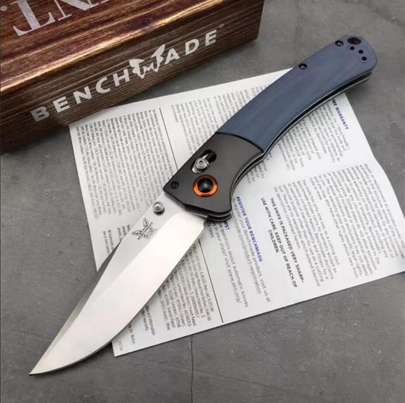 Benchmade 535/15080 Hunt Crooked River Folding 3.81" S30V Clip Point Blade, Dymondwood Handles 15080-2