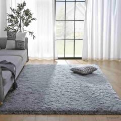 Carpet Gray Carpet for Living Room Plush Rug Bed Room Floor Fluffy Mats Anti-slip Home Decor Rugs Soft Velvet Carpets Kids Room Blanket