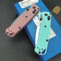 Benchmade Mini 533 Bugout AXIS Folding Knife 2.75" S30V Plain Blade, Grivory Handles - 533BK-2