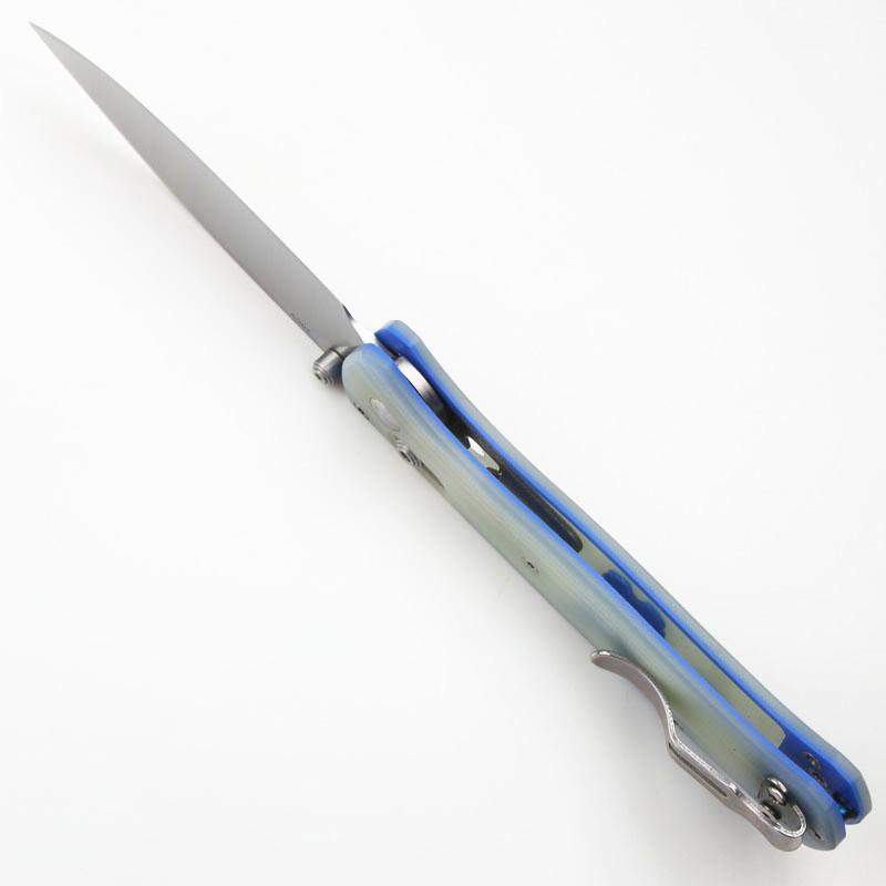 Benchmade 535-3 Bugout AXIS Folding Knife 3.14" S30V Satin Plain Blade, G10 Handles