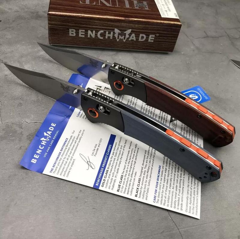 Benchmade 535/15080 Hunt Crooked River Folding 3.81" S30V Clip Point Blade, Dymondwood Handles 15080-2
