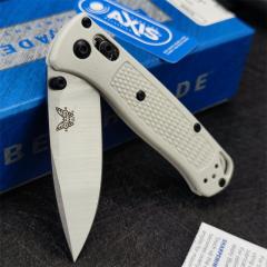 Benchmade Mini 533 Bugout AXIS Folding Knife 2.75" S30V Plain Blade, Graphite CF-Elite Handles - 533BK-2