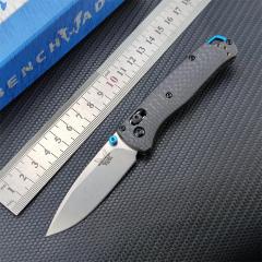 BM Mini 533 Bugout AXIS Folding Knife 2.75" S30V Plain Blade, Carbon Fiber Handles - 533-3