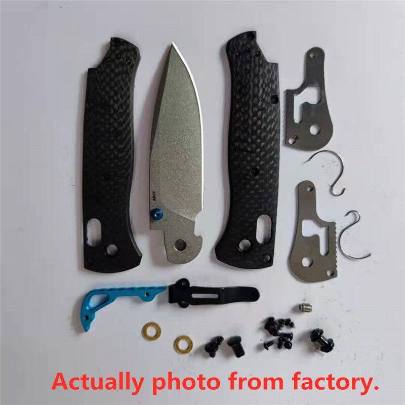 Benchmade 535-3 Bugout AXIS Folding Knife 3.07" S90V Satin Plain Blade, Carbon Fiber Handles