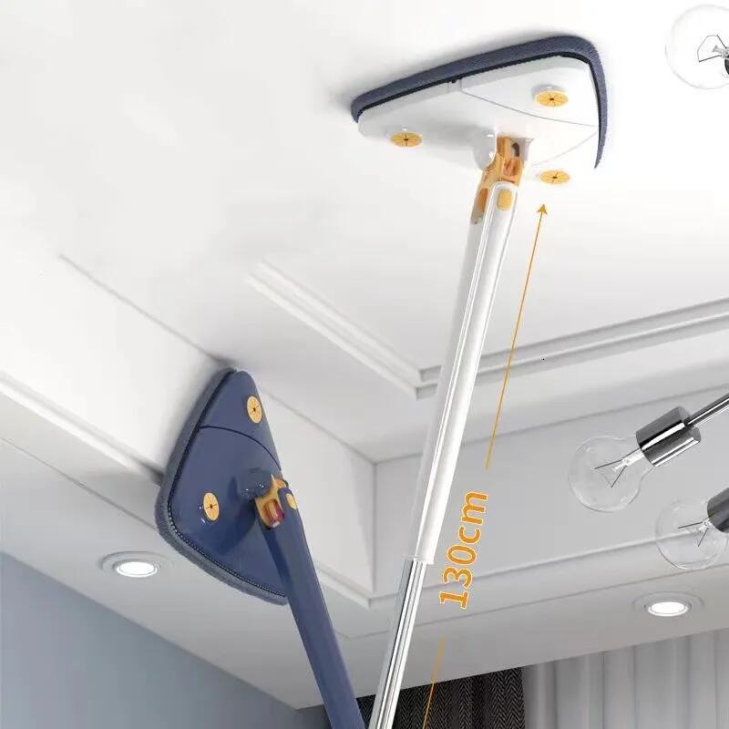 Mops X-Type Mop Cleaning Tools Home Useful Things Easy To Drain Triangle Window Brush Magic Floor Washing Wiper Household Items Cloth