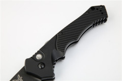 Benchmade 9600BK Osborne AUTO Folding Knife 3.38" S30V Satin Plain Blade, Aluminum Alloy Handles