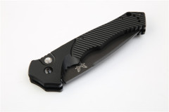 Benchmade 9600BK Osborne AUTO Folding Knife 3.38" S30V Satin Plain Blade, Aluminum Alloy Handles