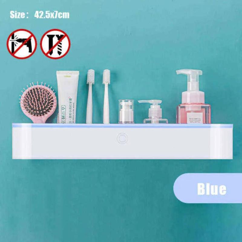 Mounted Bathroom Organizer Shelf Shampoo Cosmetic Storage Rack Bath kitchen Towel Holder Household Items Accessories