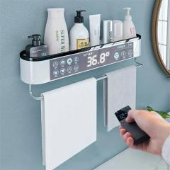 Mounted Bathroom Organizer Shelf Shampoo Cosmetic Storage Rack Bath kitchen Towel Holder Household Items Accessories