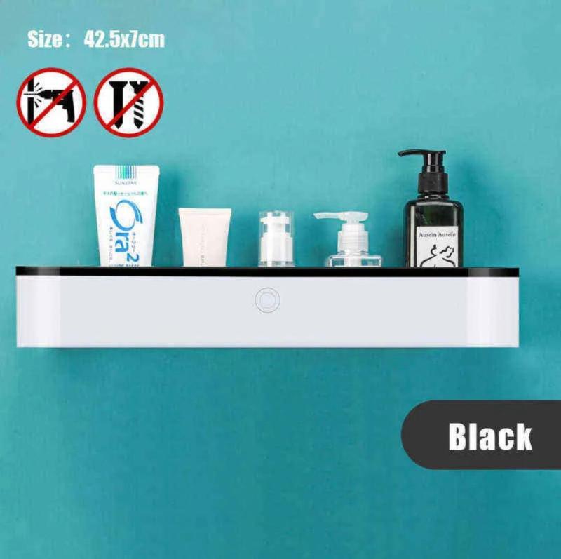 Mounted Bathroom Organizer Shelf Shampoo Cosmetic Storage Rack Bath kitchen Towel Holder Household Items Accessories