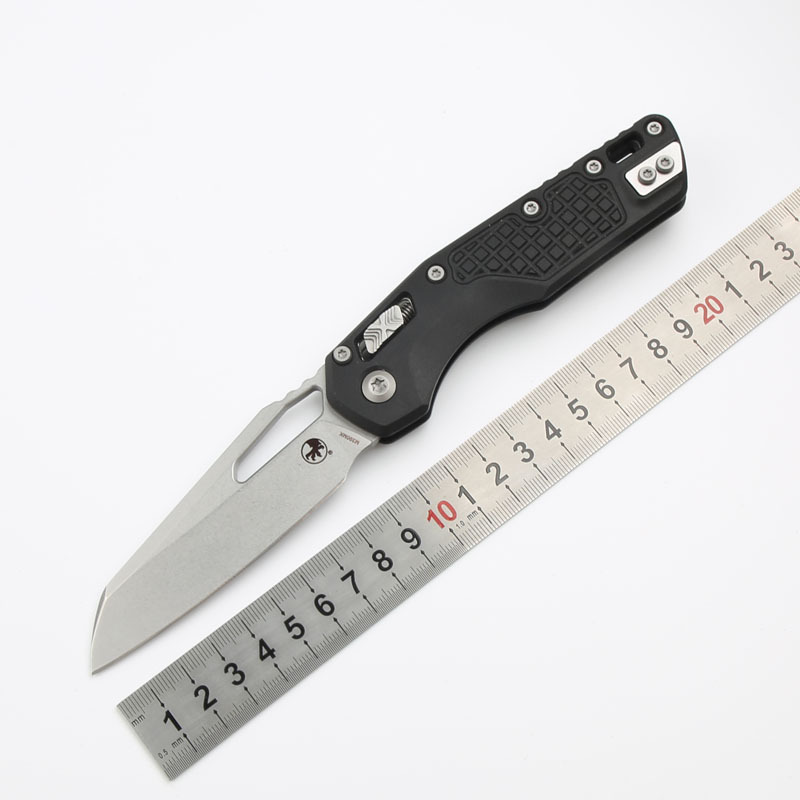 Microtech MSI RAM-LOK Manual Folding Knife 3.54" M390MK Plain Blade, Grivory Handles