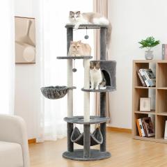 Domestic Delivery Multi-Level Cat Tree Tower Climb Furniture Scratching Post for Indoor House Pet Supplies Kitten Toy