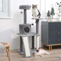 Domestic Delivery Multi-Level Cat Tree Tower Climb Furniture Scratching Post for Indoor House Pet Supplies Kitten Toy