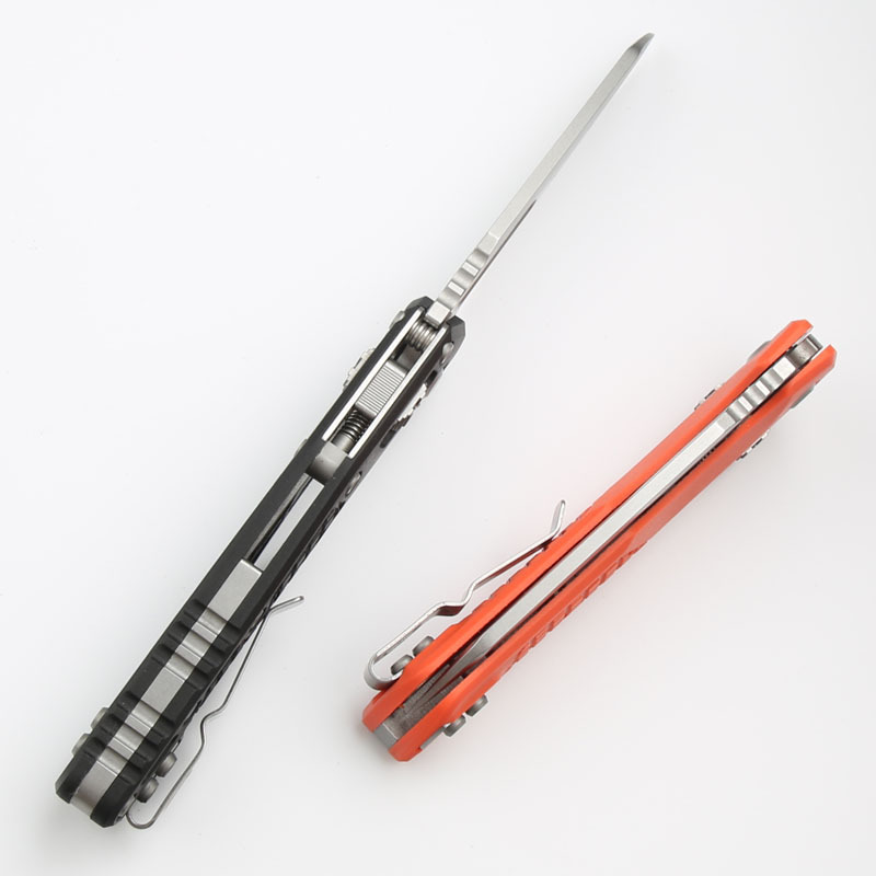 Microtech MSI RAM-LOK Manual Folding Knife 3.54" M390MK Plain Blade, Grivory Handles