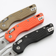 Microtech MSI RAM-LOK Manual Folding Knife 3.54" M390MK Plain Blade, Grivory Handles