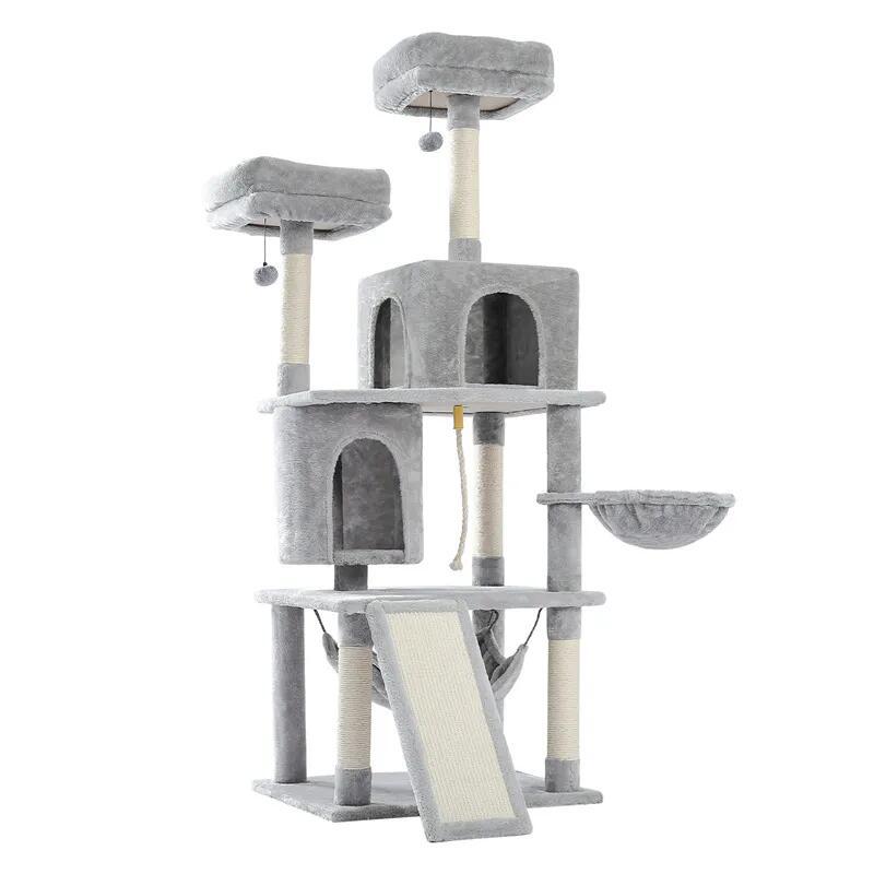Domestic Delivery Multi-Level Cat Tree Tower Climb Furniture Scratching Post for Indoor House Pet Supplies Kitten Toy